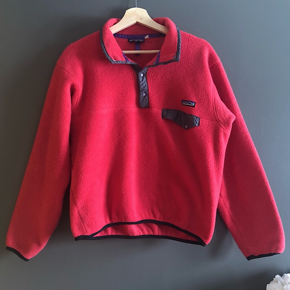 Vintage Patagonia Pullover Snap Fleece Sweater
